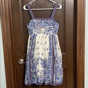 Anthropologie Maeve Floral Fit & Flare Dress